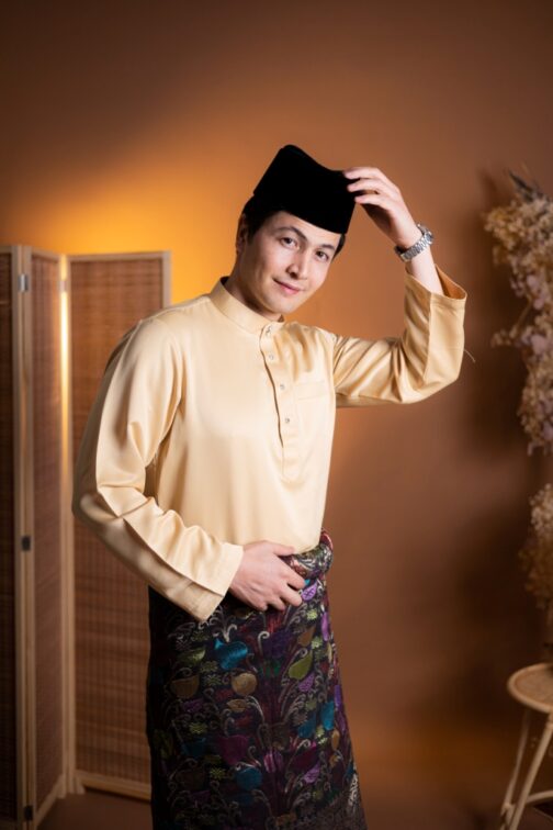 Baju Melayu - Sand BM - Image 3